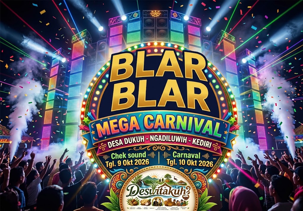 Wargo Desa Dukuh Siap Nggelar Blar Blar Mega Carnival